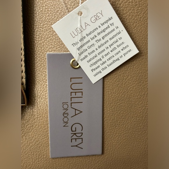 EVIE TAUPE TOTE BY LUELLA GREY LONDON - Picture 10 of 12